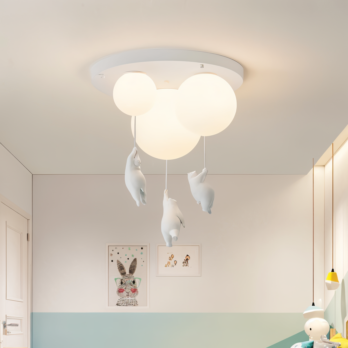 Suspension BalloonGlow – Éclairage Doux & Magique pour Chambre d’Enfant