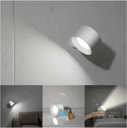 Applique Murale Sans Fil Lumino360 – Éclairage Dimmable & Rotatif